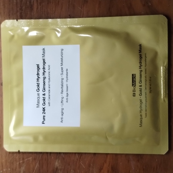 3ct BioMiracle Gold & Ginseng Hydrogel Mask nib - Picture 3 of 9